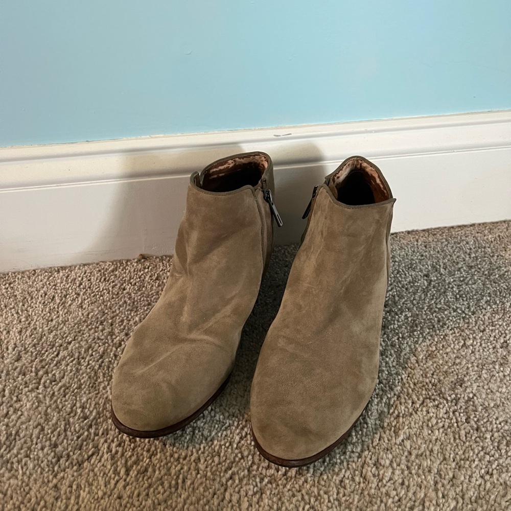 Sam Edelman Tan Ankle Boots